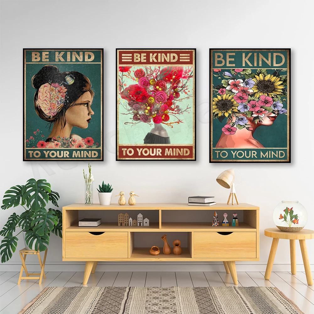 Tratar tu mente bien: carteles - Health Wellness Ideas reseña y precio