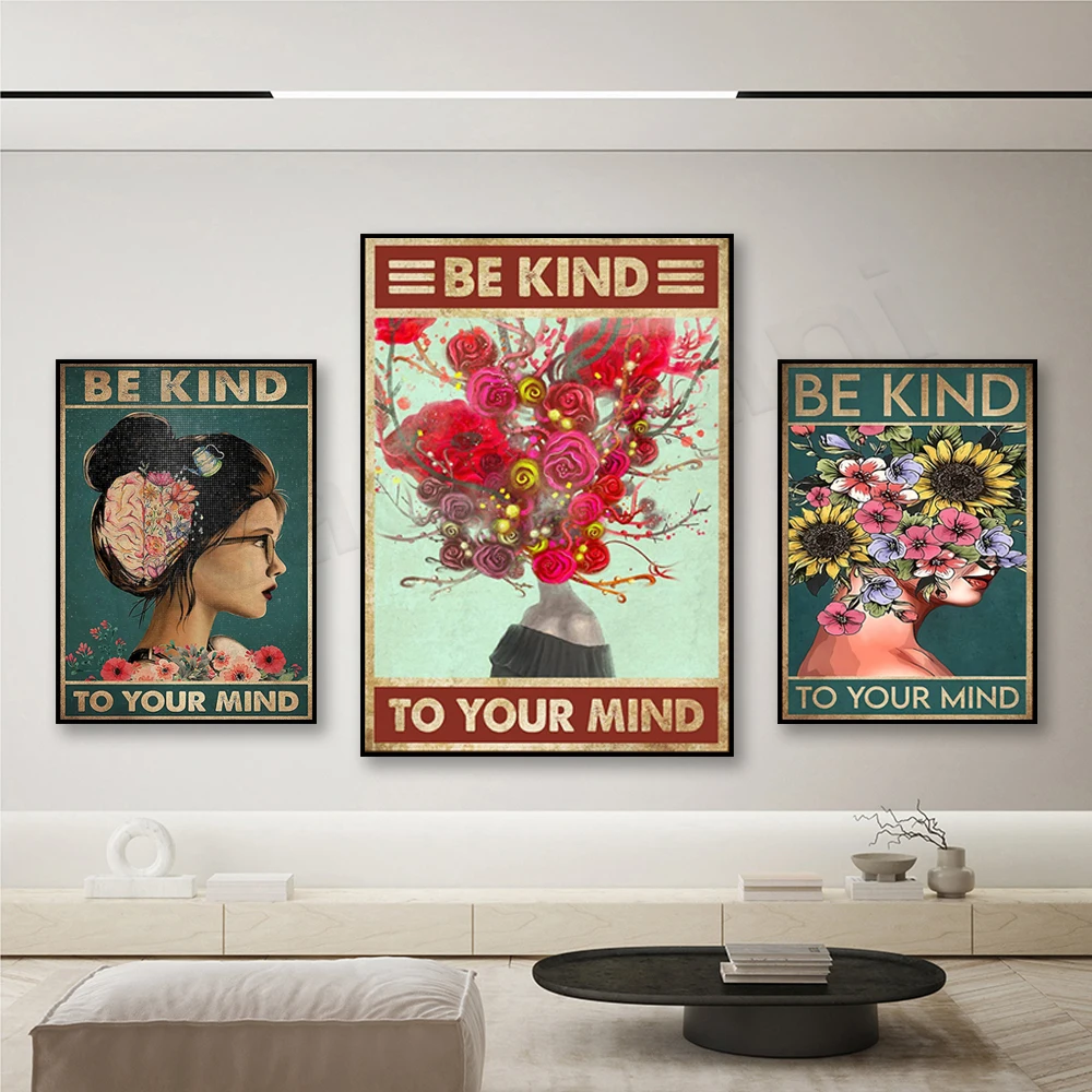 Tratar tu mente bien: carteles - Health Wellness Ideas reseña y precio