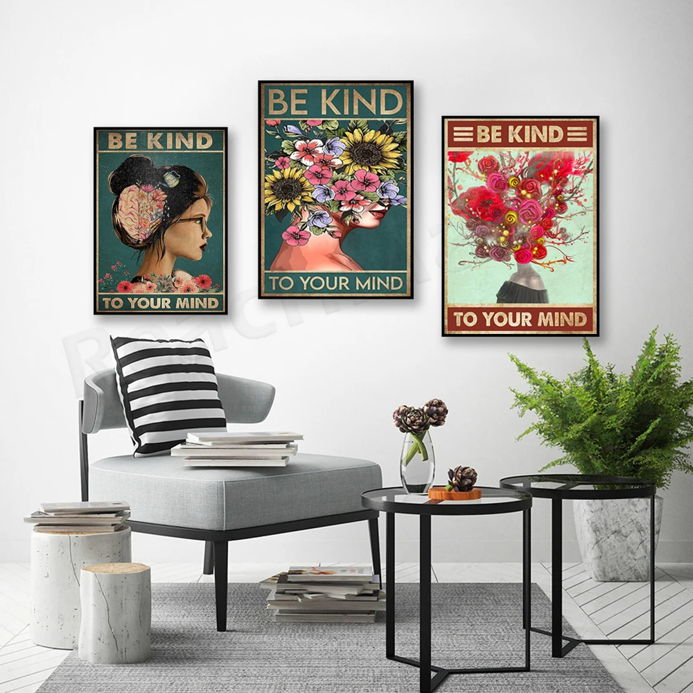 Tratar tu mente bien: carteles - Health Wellness Ideas reseña y precio